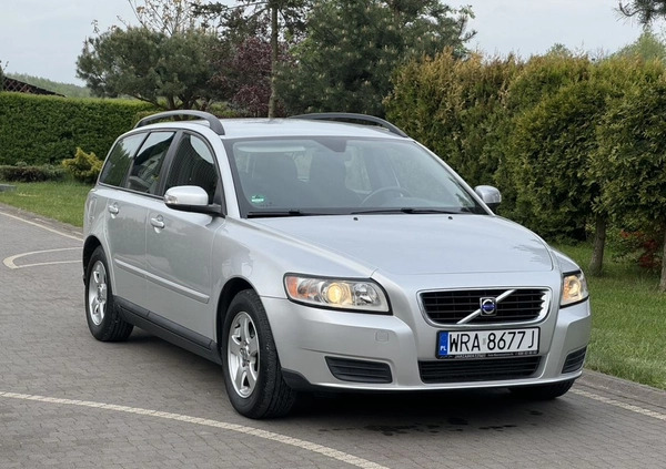 Volvo V50 cena 14900 przebieg: 210000, rok produkcji 2008 z Jastrowie małe 596